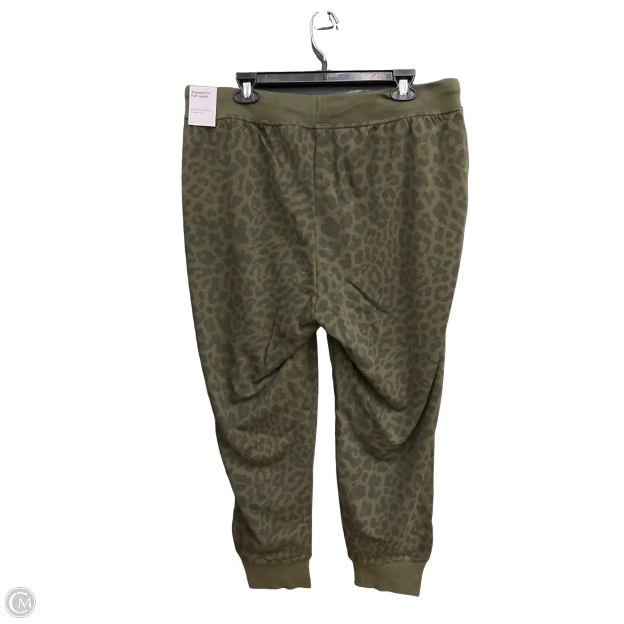 Athletic Pants By Nike Apparel In Green, Size: 1x