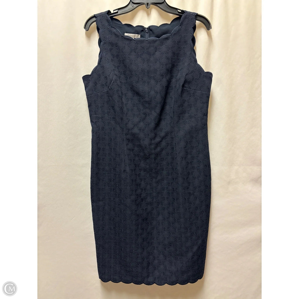 Dress Casual Midi By Talbots In Navy, Size: M