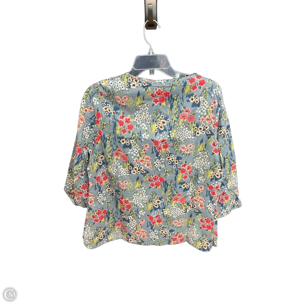 Top Long Sleeve By Cmb In Floral Print, Size: M