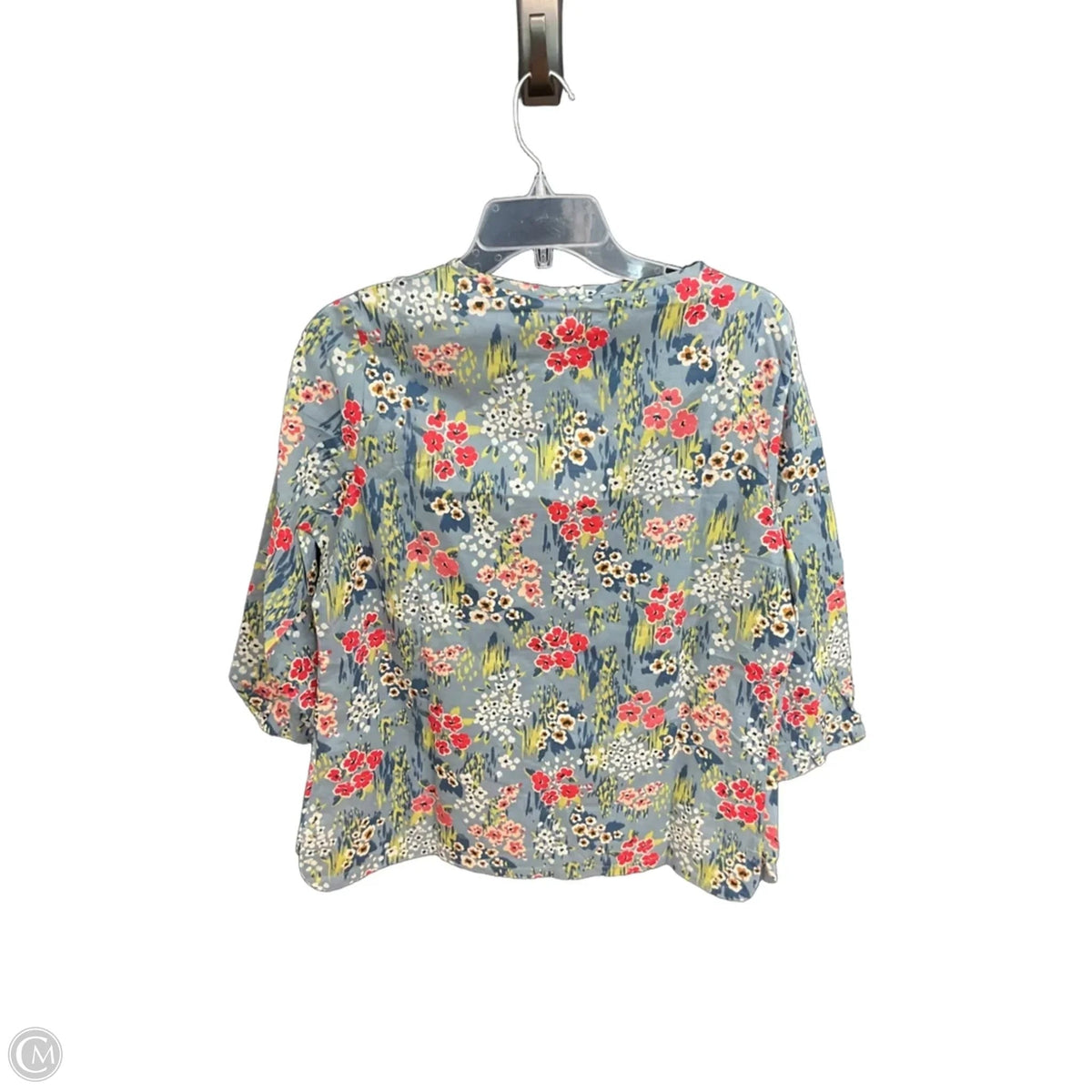 Top Long Sleeve By Cmb In Floral Print, Size: M