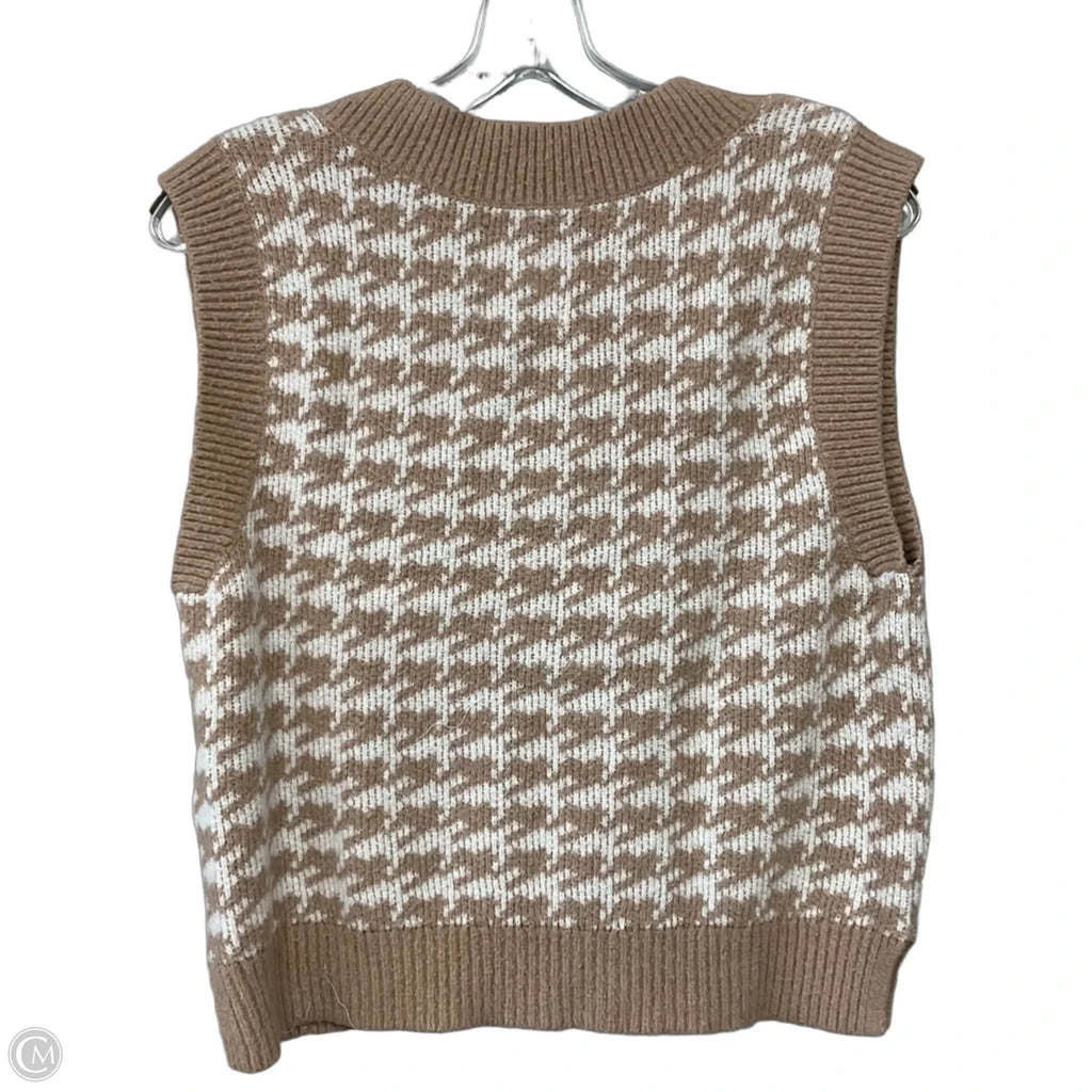 Vest Sweater By Abercrombie And Fitch In Brown, Size: S