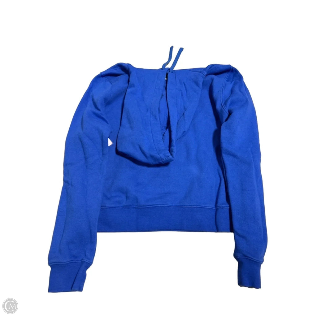 Sweatshirt Hoodie By Nike In Blue, Size: M