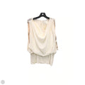 Top Short Sleeve By Love J In Cream, Size: L