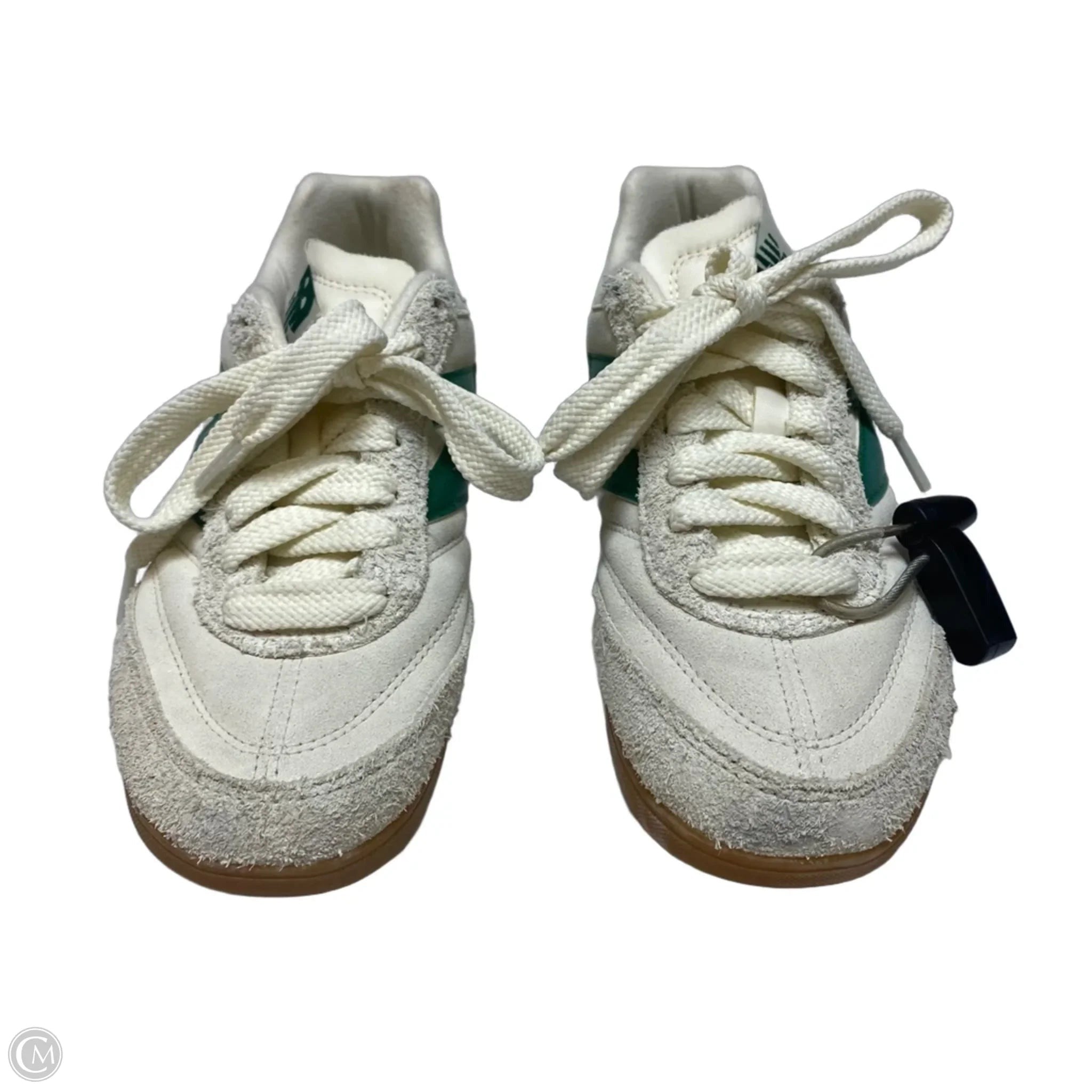 Shoes Sneakers By New Balance In Cream & Green, Size: 6.5