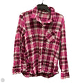 Top Long Sleeve By Gap In Plaid Pattern, Size: Xl