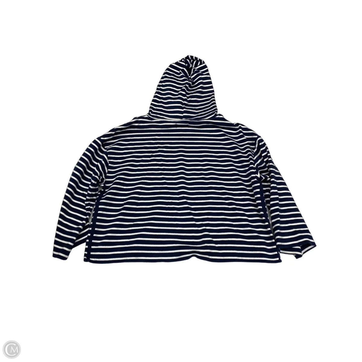 Top 3/4 Sleeve By Evereve In Striped Pattern, Size: Xs