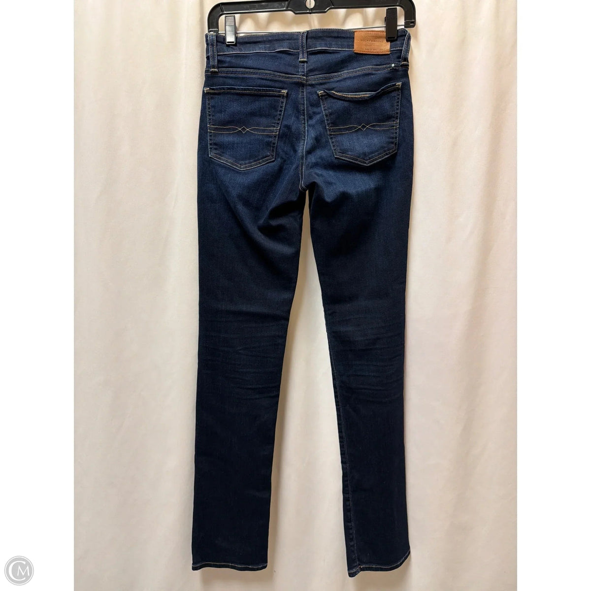 Jeans Straight By Lucky Brand In Blue Denim, Size: 10