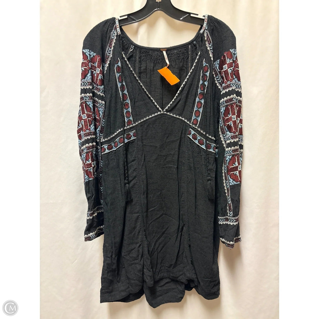 Dress Casual Midi By Free People In Black, Size: M