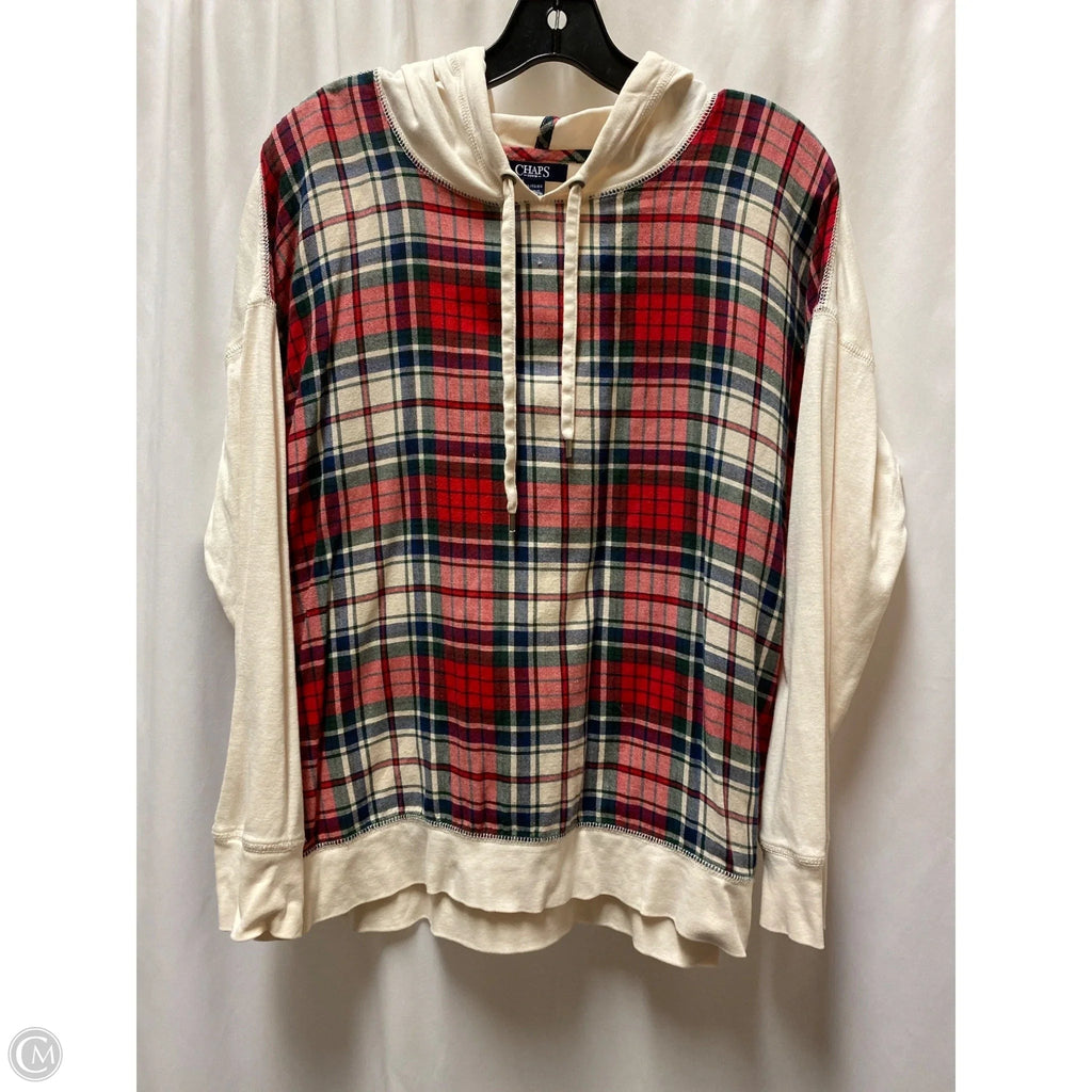 Top Long Sleeve By Chaps In Cream, Size: Xl