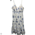 Dress Designer By Lilly Pulitzer In Blue & White, Size: 12