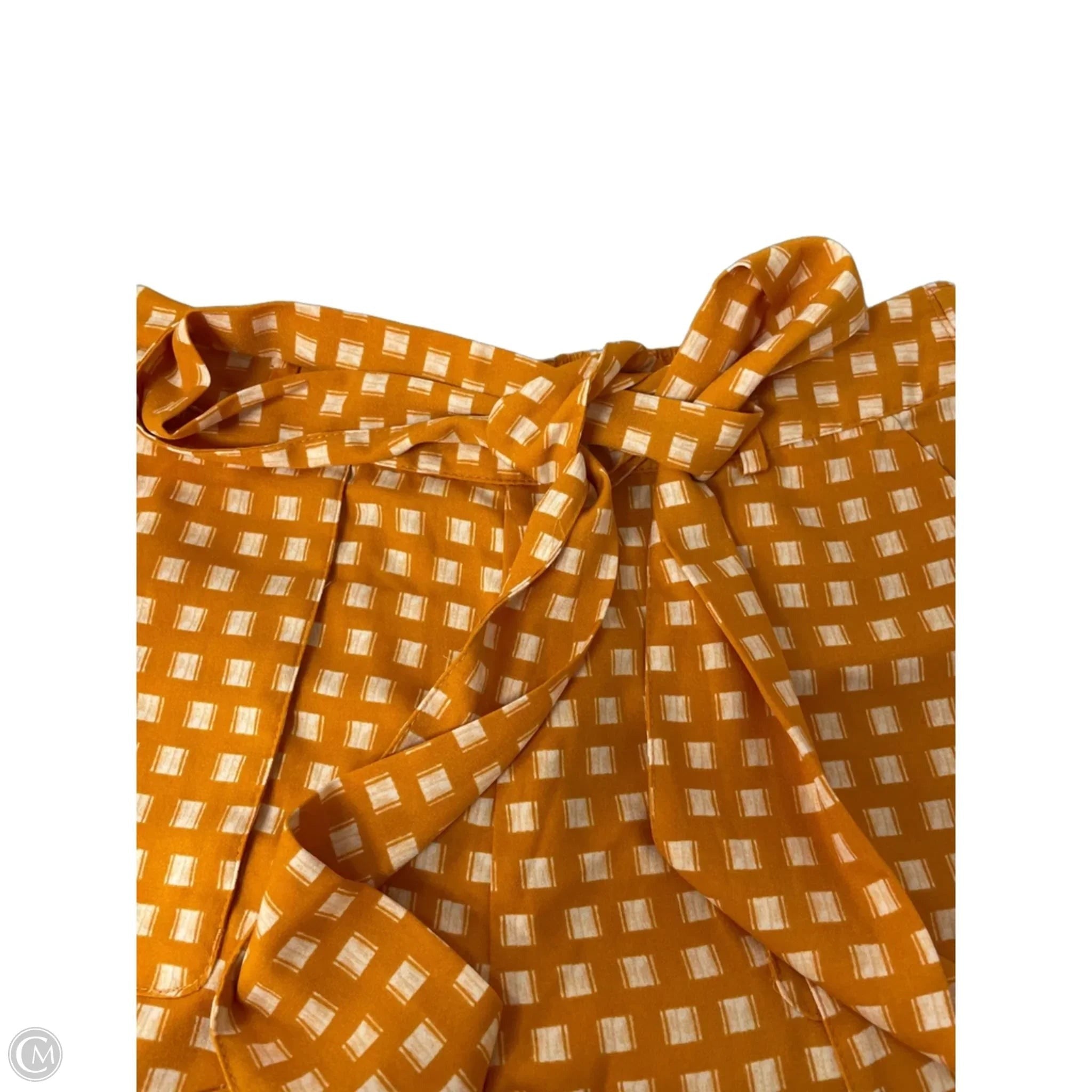Shorts By A New Day In Orange & White, Size: M