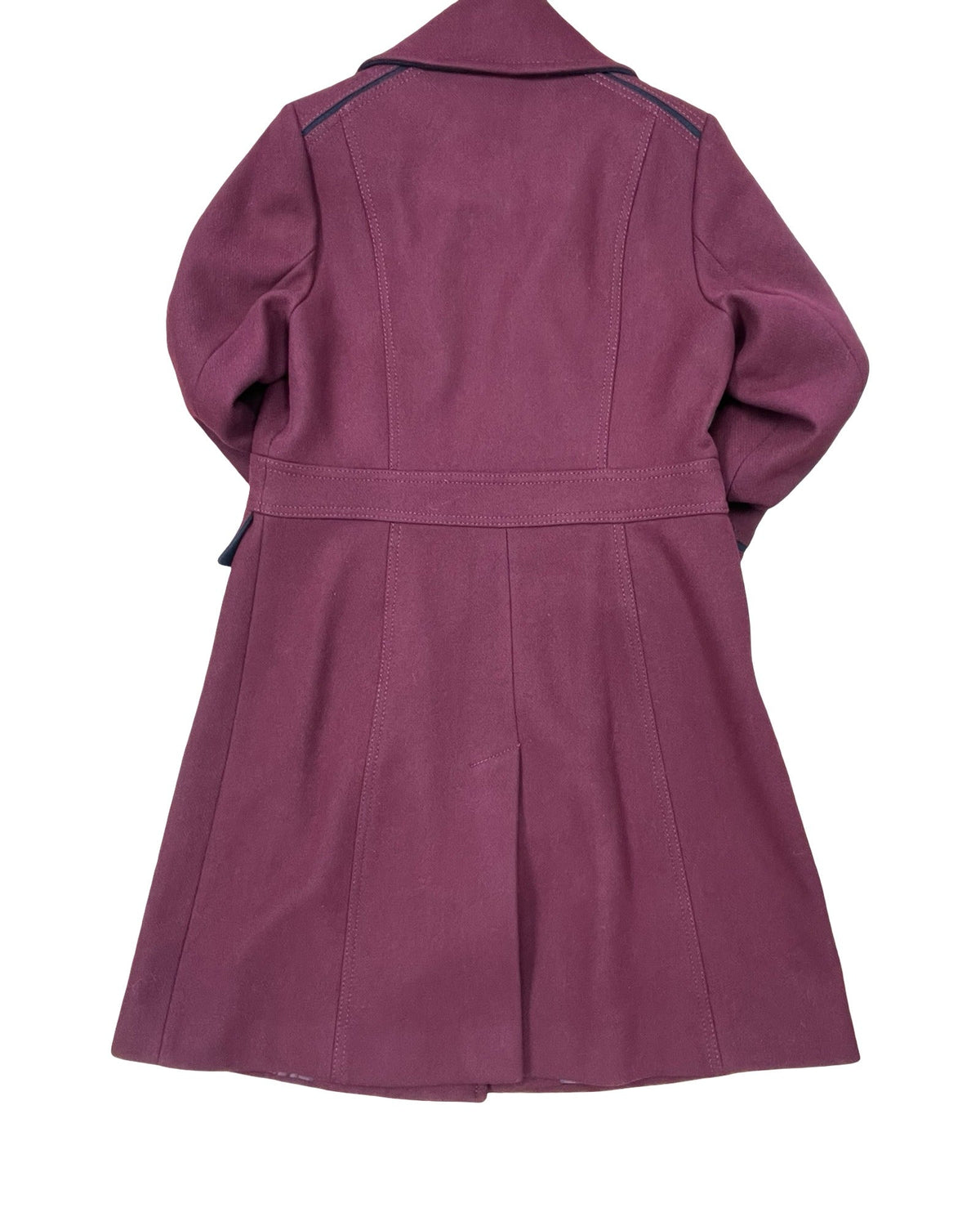 Coat Wool By Vince Camuto In Maroon, Size:M