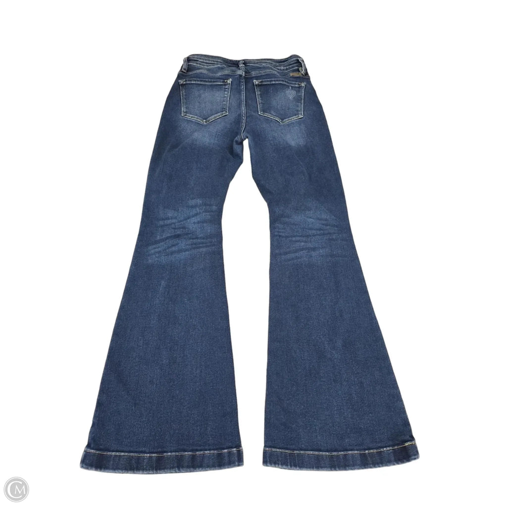 Jeans Boot Cut By Kancan In Blue Denim, Size: 8