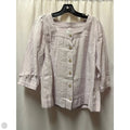 Top Short Sleeve By J. Jill In Purple, Size: S
