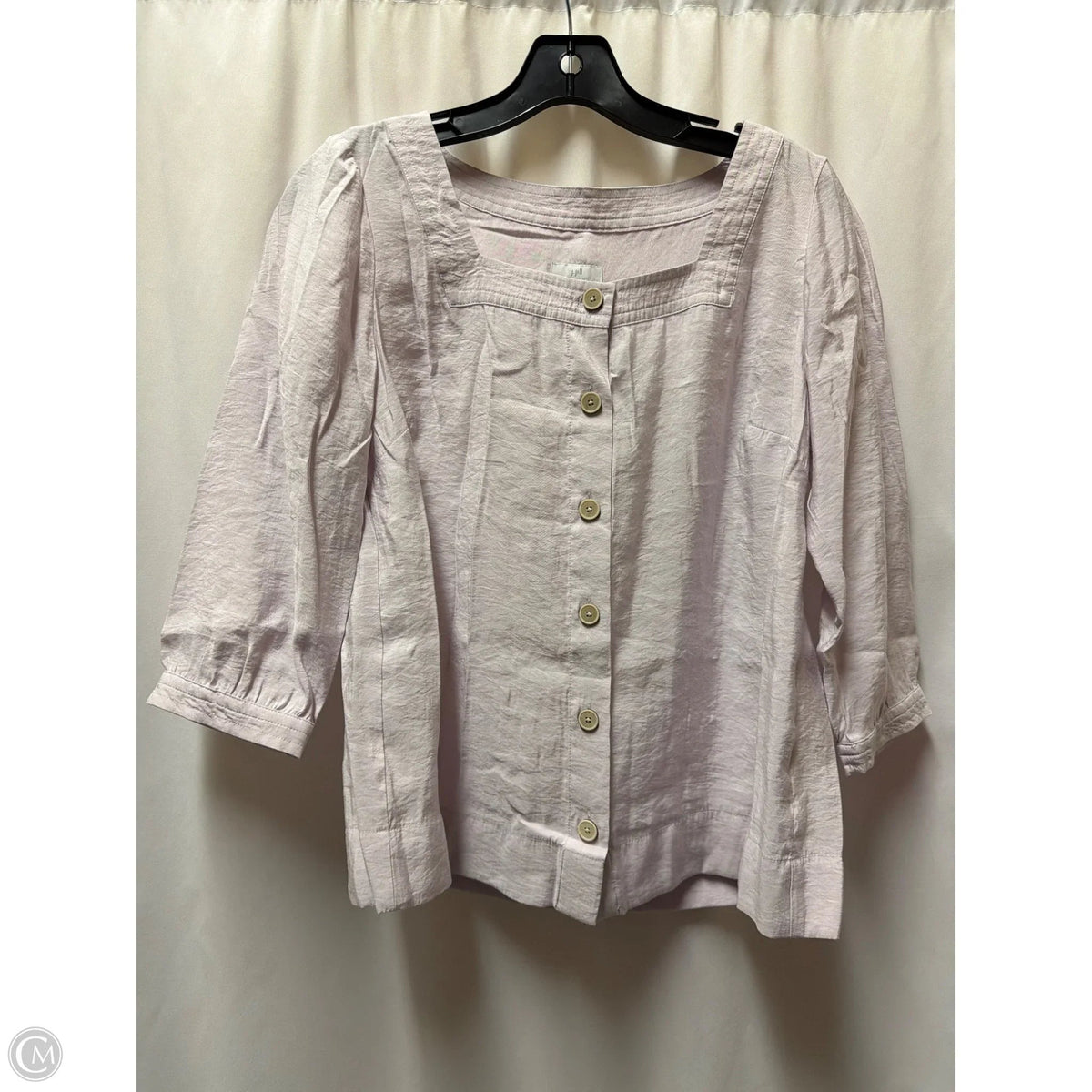 Top Short Sleeve By J. Jill In Purple, Size: S