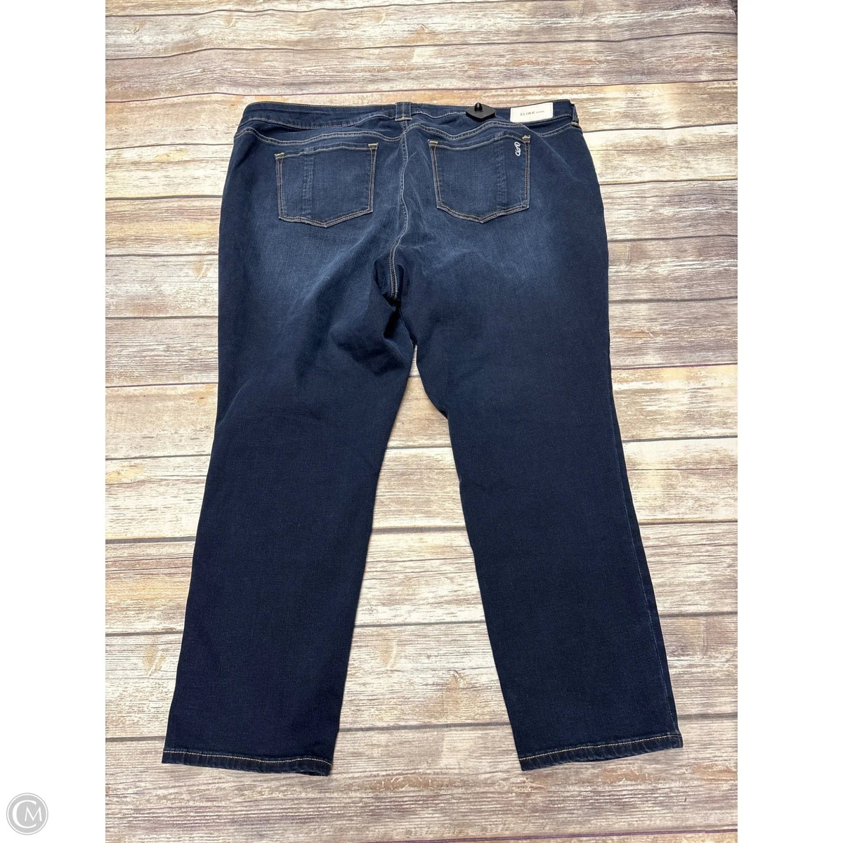 Jeans Skinny By Cme In Blue Denim, Size: 22