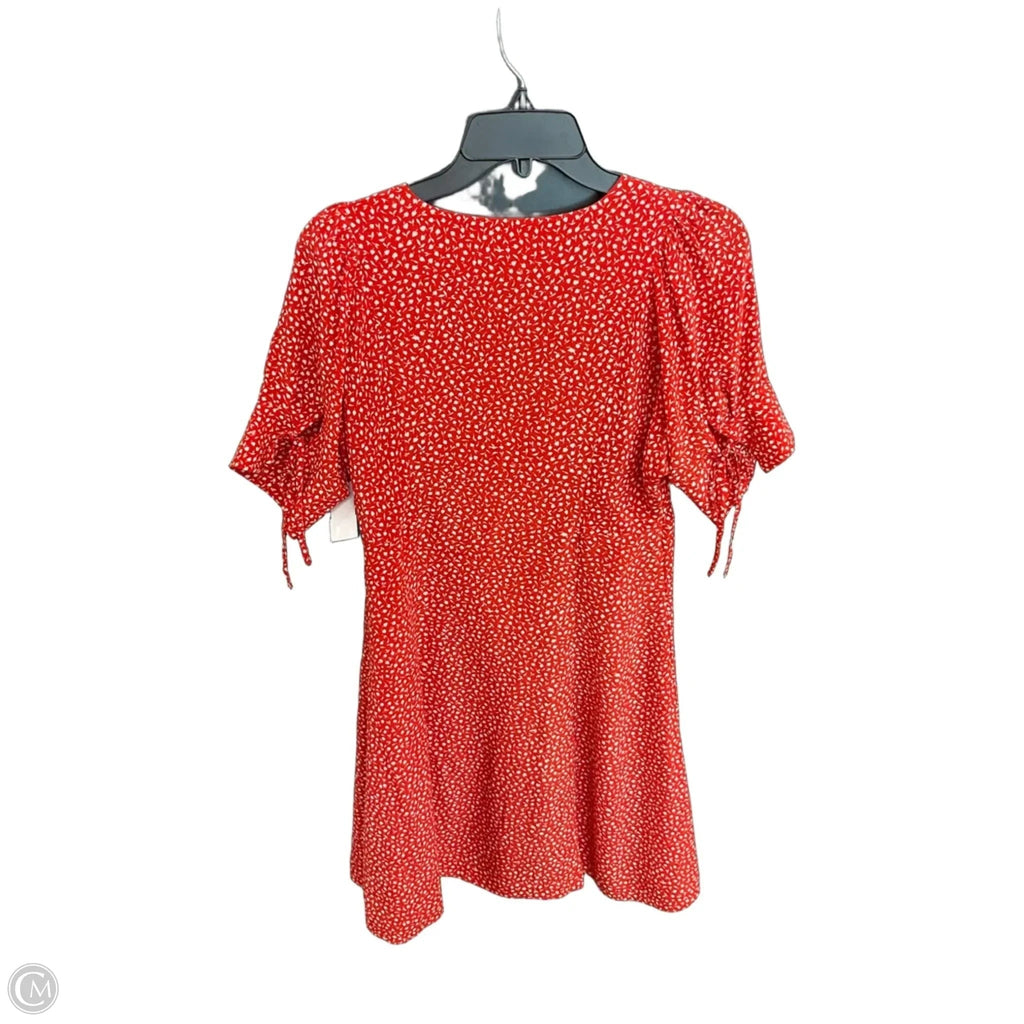 Dress Casual Midi By Madewell In Red, Size: Xs