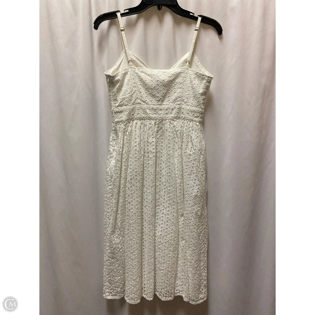 Dress Casual Midi By Michael By Michael Kors In White, Size: Xs