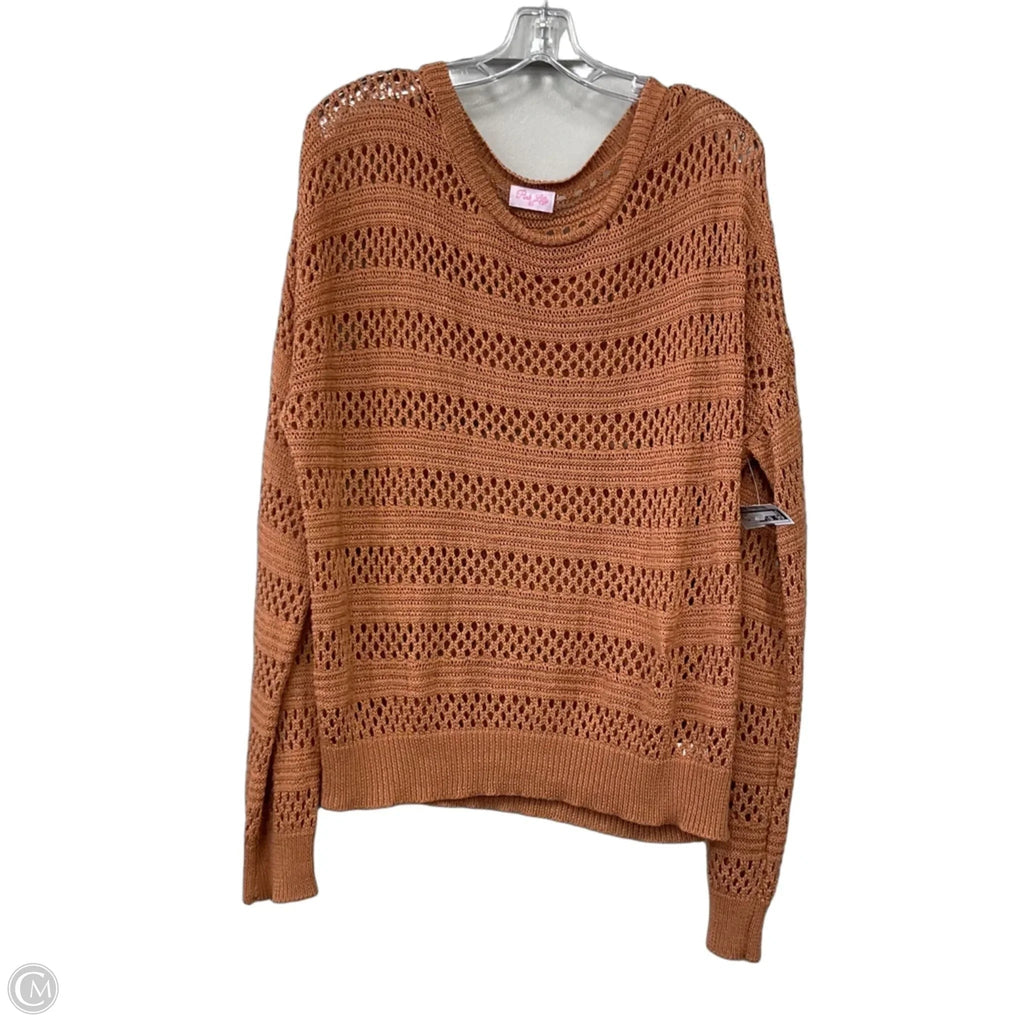 Sweater By Pink Lily In Orange, Size: 2x