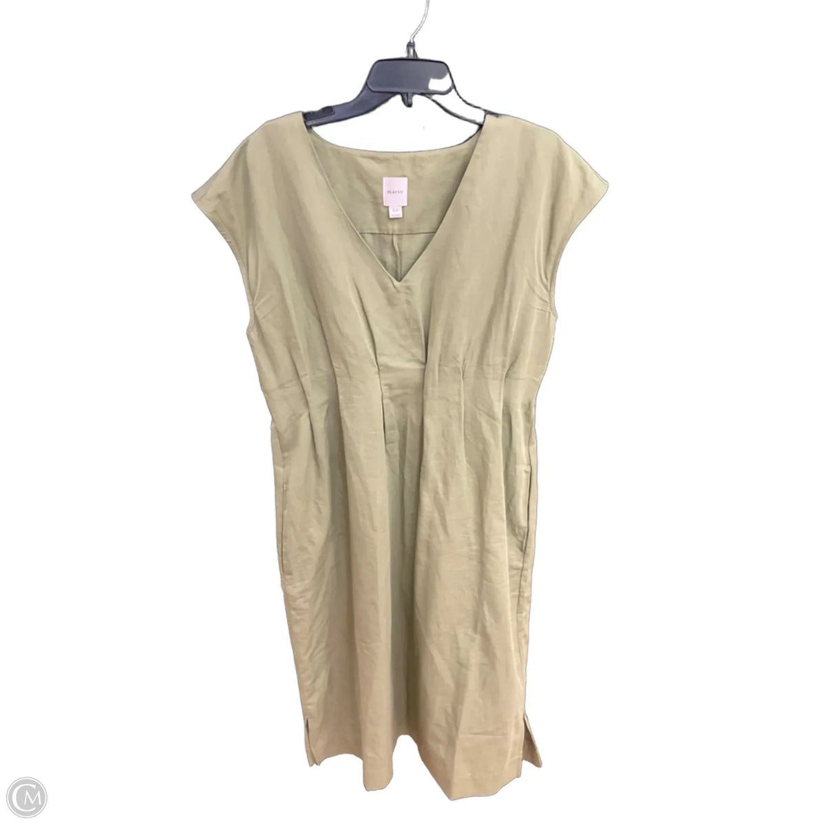Dress Casual Midi By Maeve In Green, Size: Xlp
