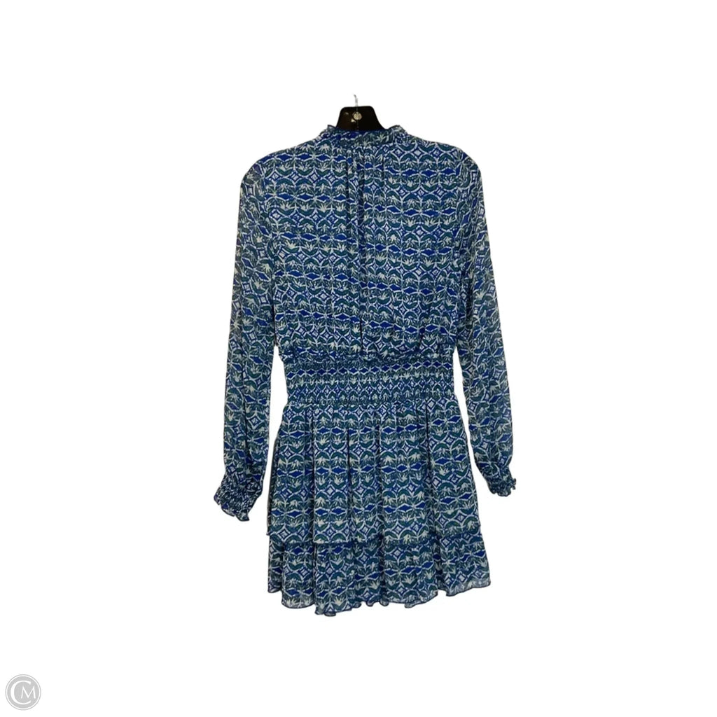 Dress Work By Zara In Blue & Green, Size: Xs
