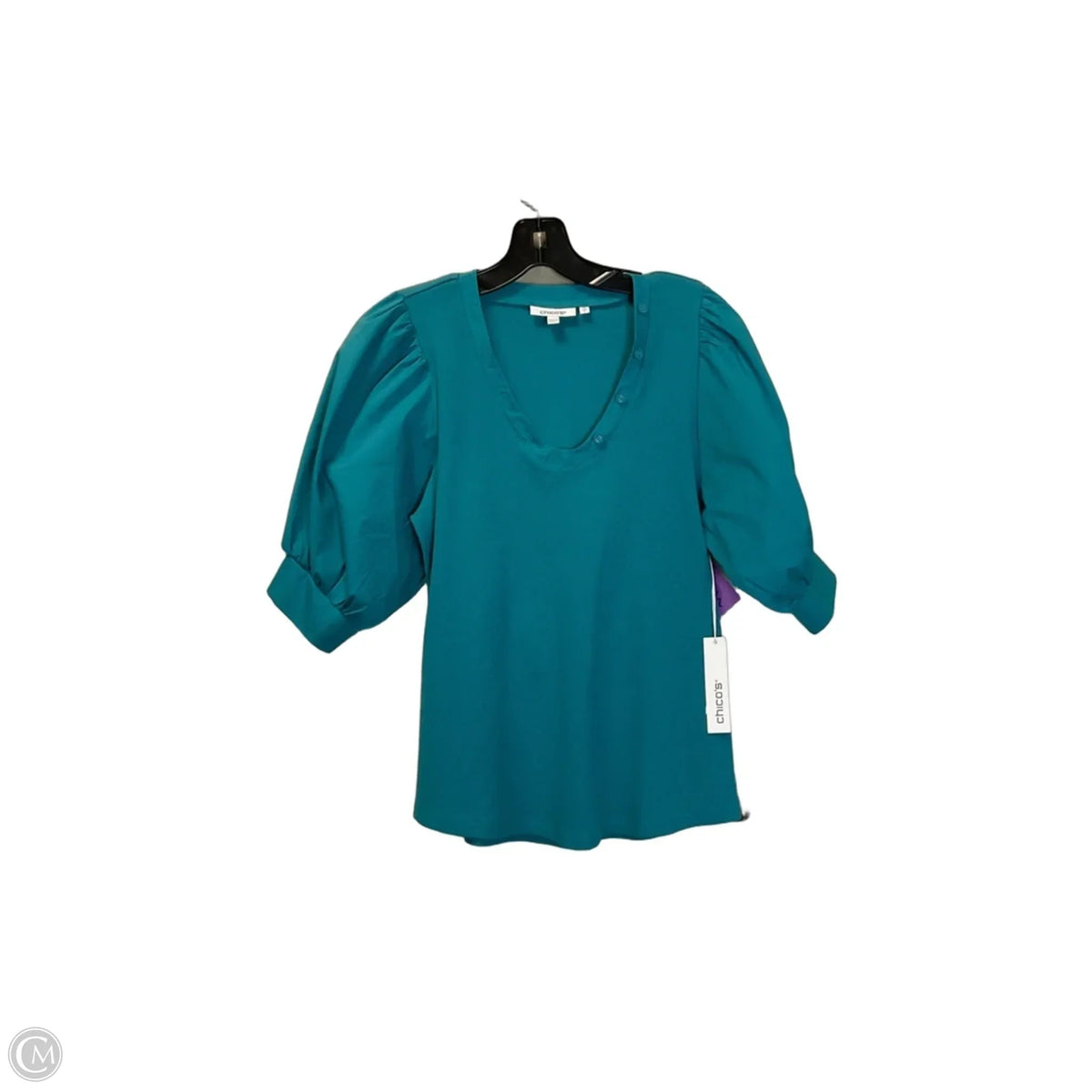 Top Sleeveless By Chicos In Blue, Size: S