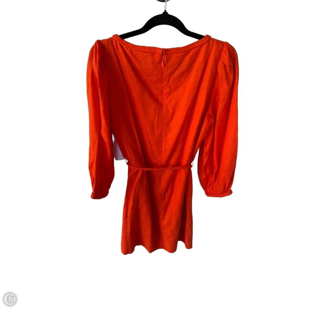 Dress Casual Short By Ann Taylor In Orange, Size: Xs