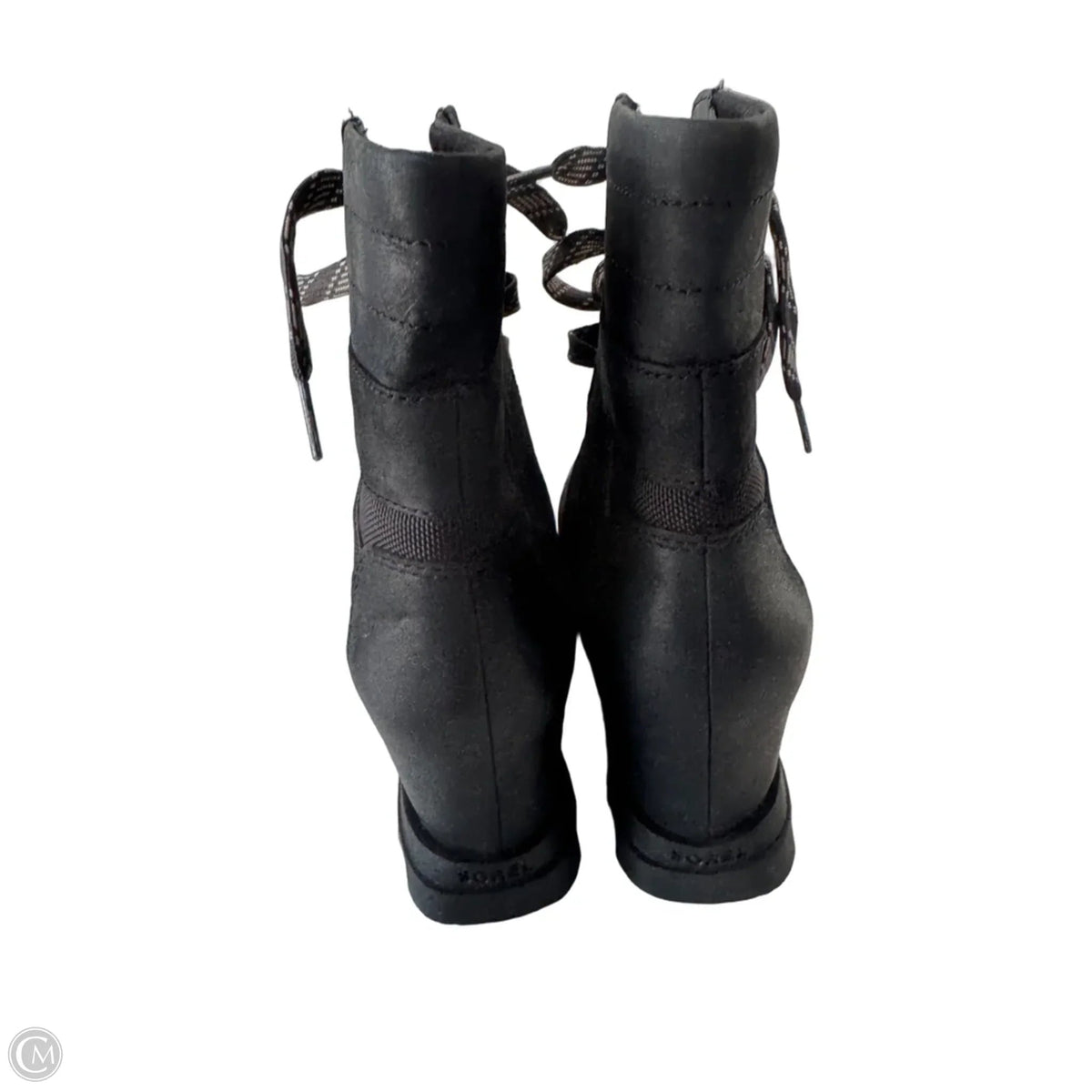 Boots Mid-calf Heels By Sorel In Black, Size: 11