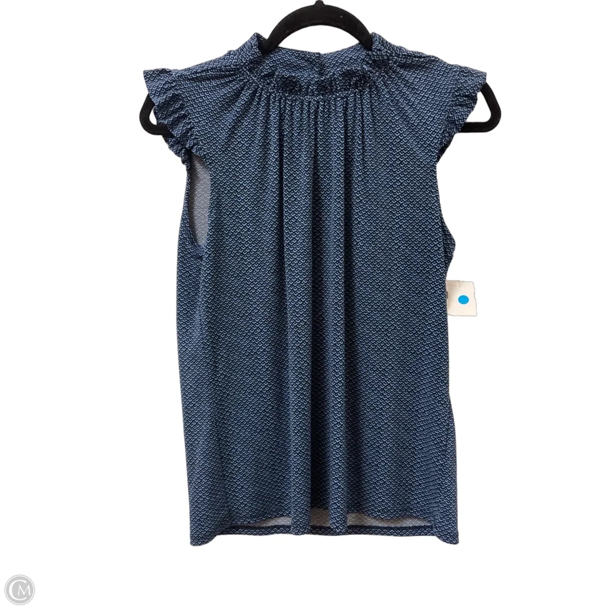 Top Sleeveless By Adrianna Papell In Blue, Size: S