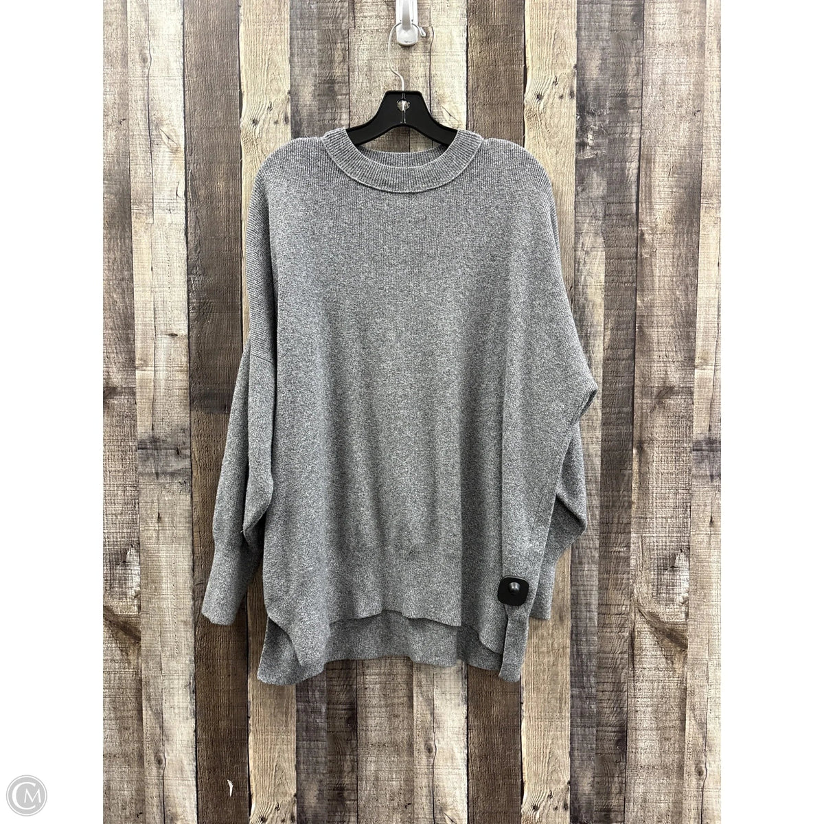 Sweater By Abercrombie And Fitch In Grey, Size: L