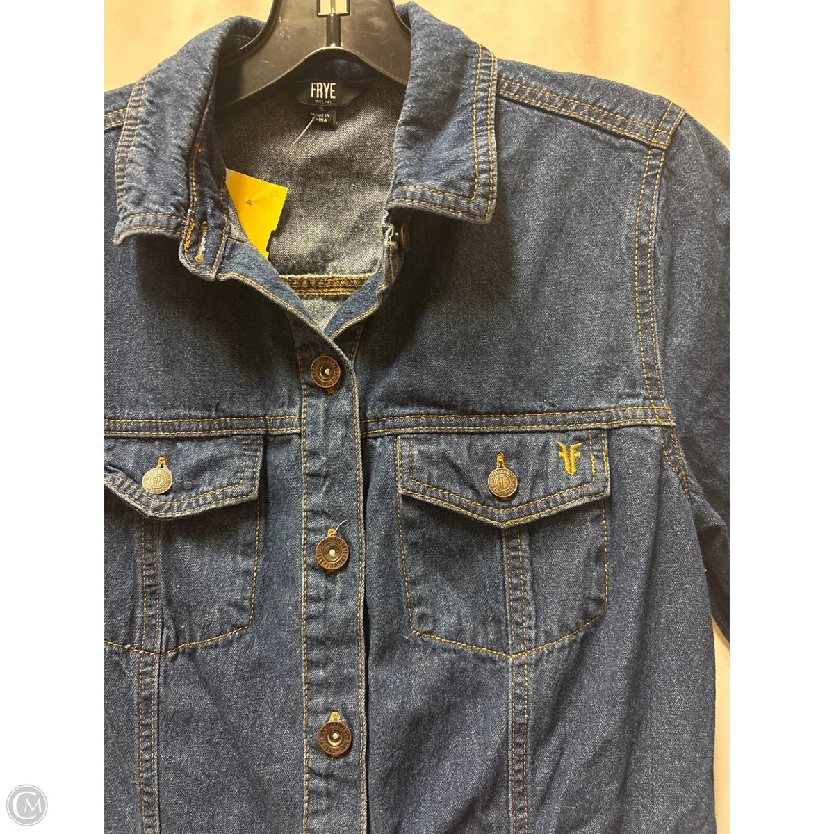 Dress Designer By Frye In Blue Denim, Size: S