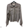 Sweater By Clothes Mentor In Grey, Size: L