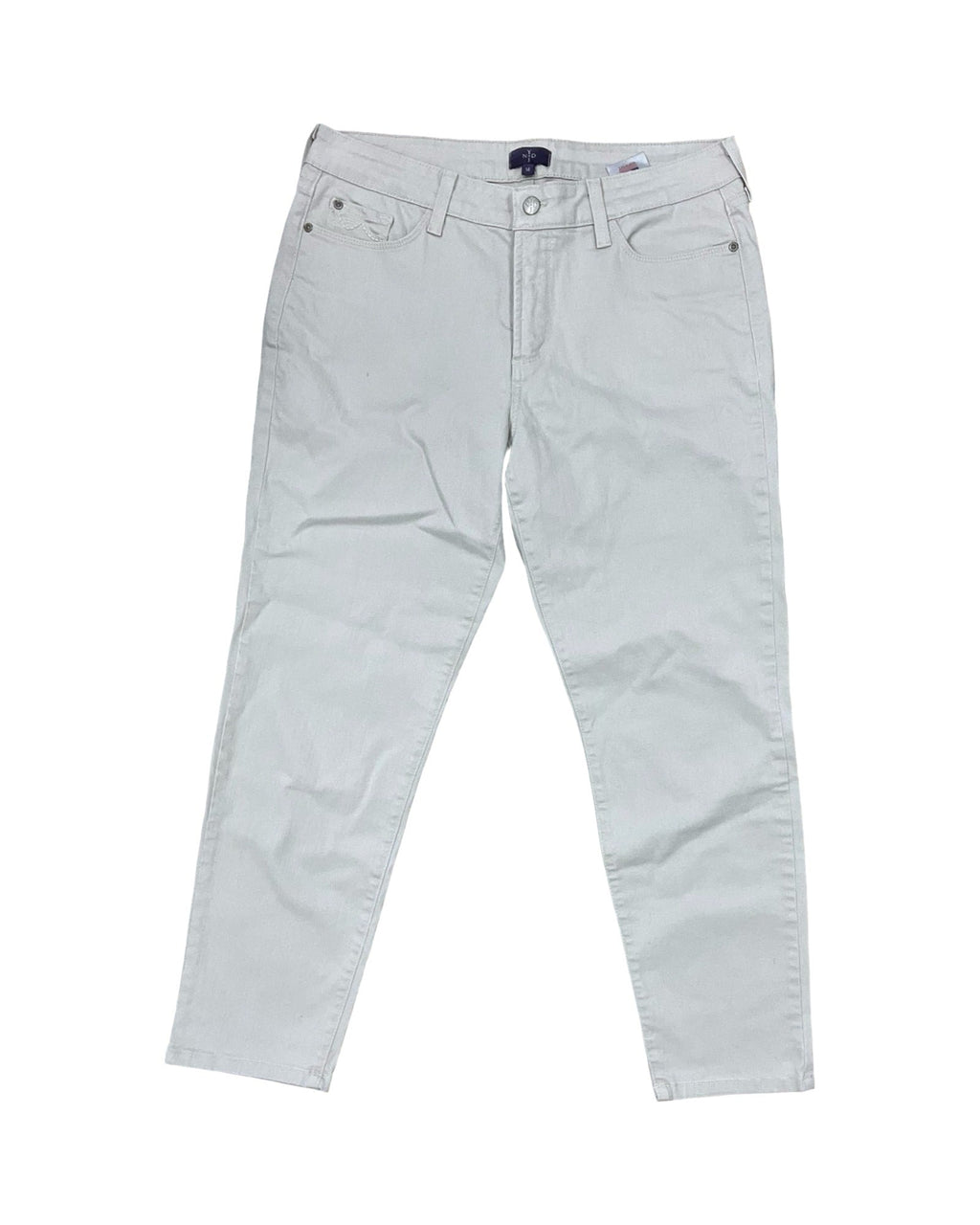 Jeans Straight By Nydj In Beige, Size:14