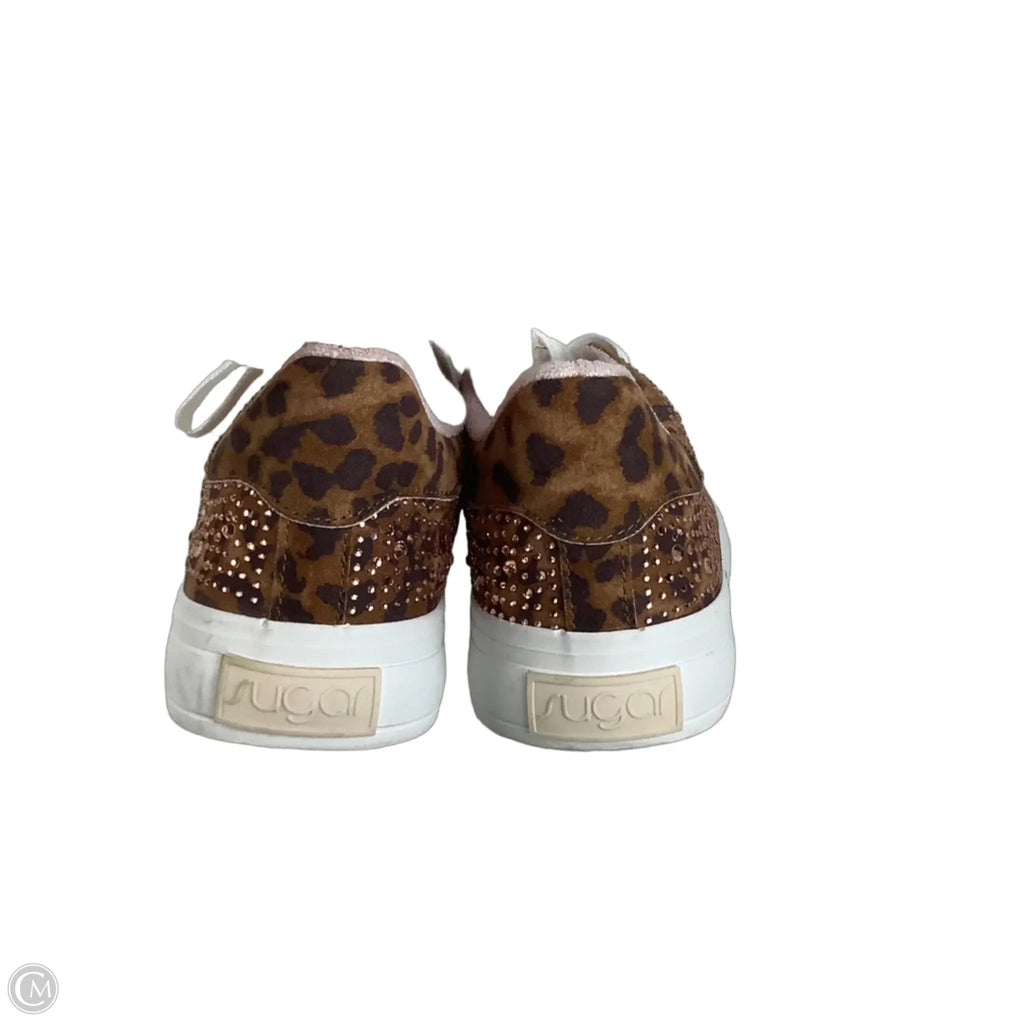 Shoes Sneakers By Sugar In Animal Print, Size: 9.5