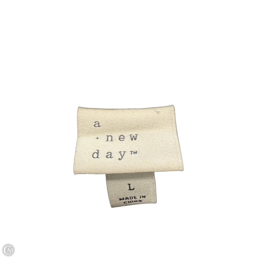 Top Short Sleeve By A New Day In Black, Size: L
