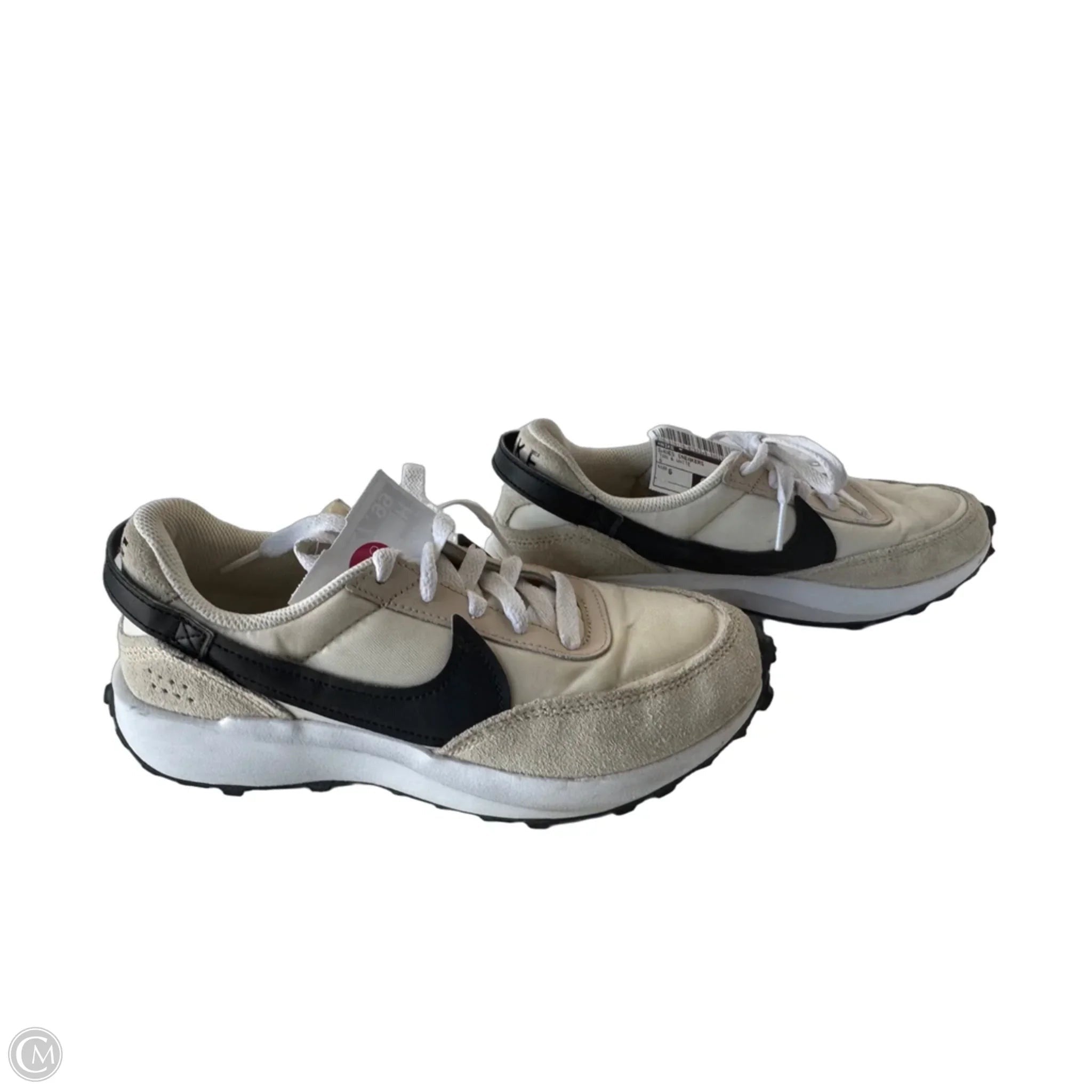 Shoes Sneakers By Nike In Tan & White, Size: 6