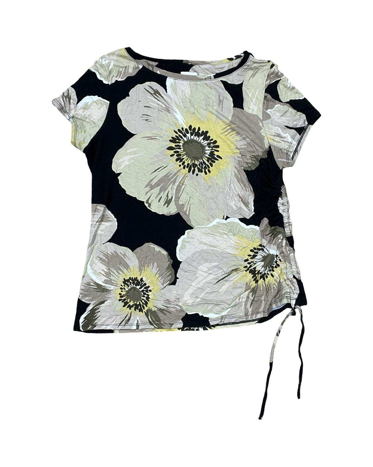 Top Ss By Ruby Rd In Black & Cream, Size:L