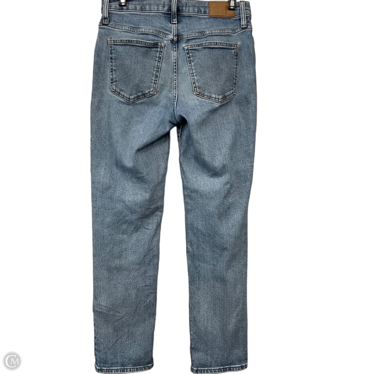 Jeans Straight By Madewell In Blue Denim, Size: 4