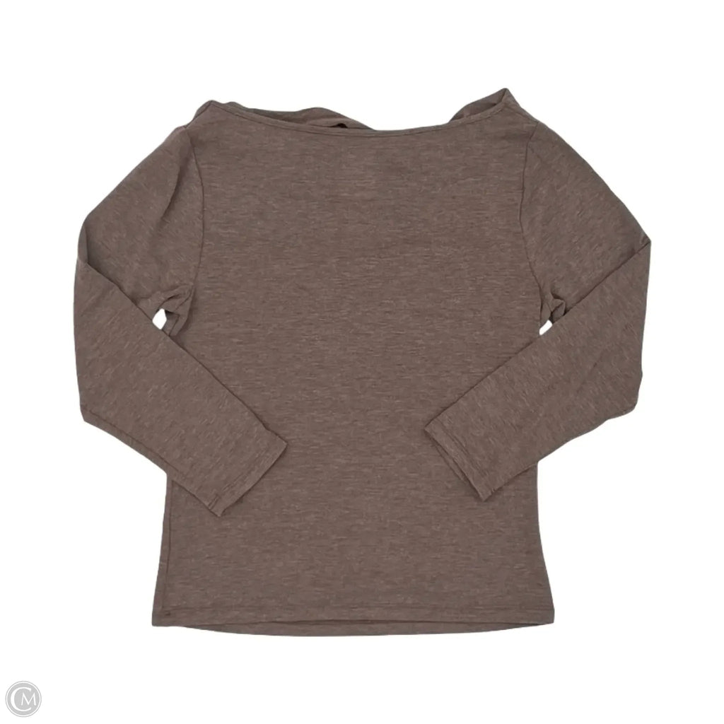 Top Long Sleeve By A New Day In Brown, Size: S