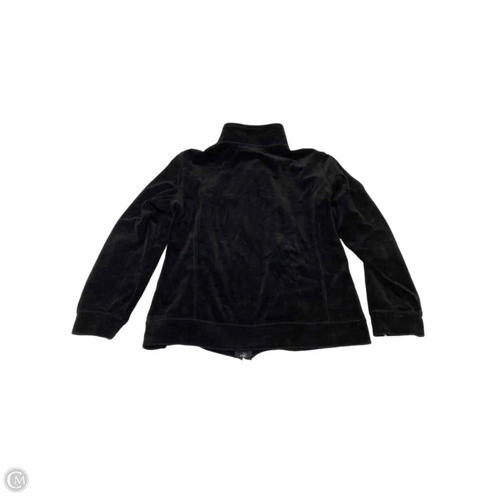 Athletic Jacket By Style And Company In Black, Size: M