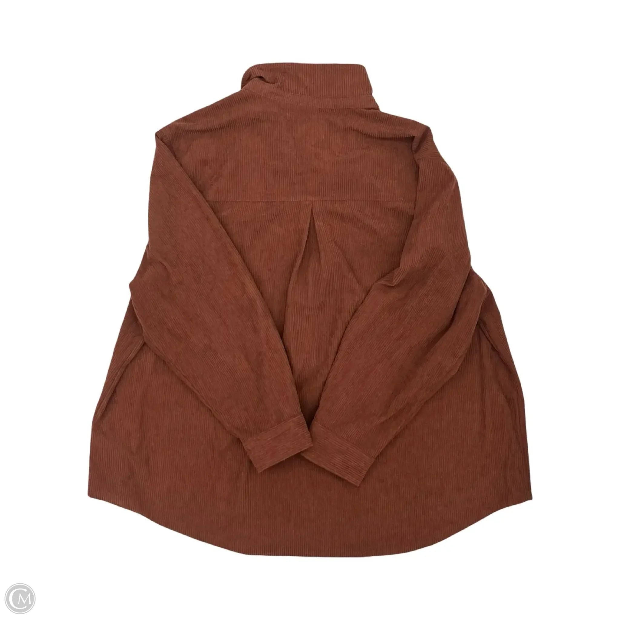 Top Long Sleeve By Wallflower In Brown, Size: 2x