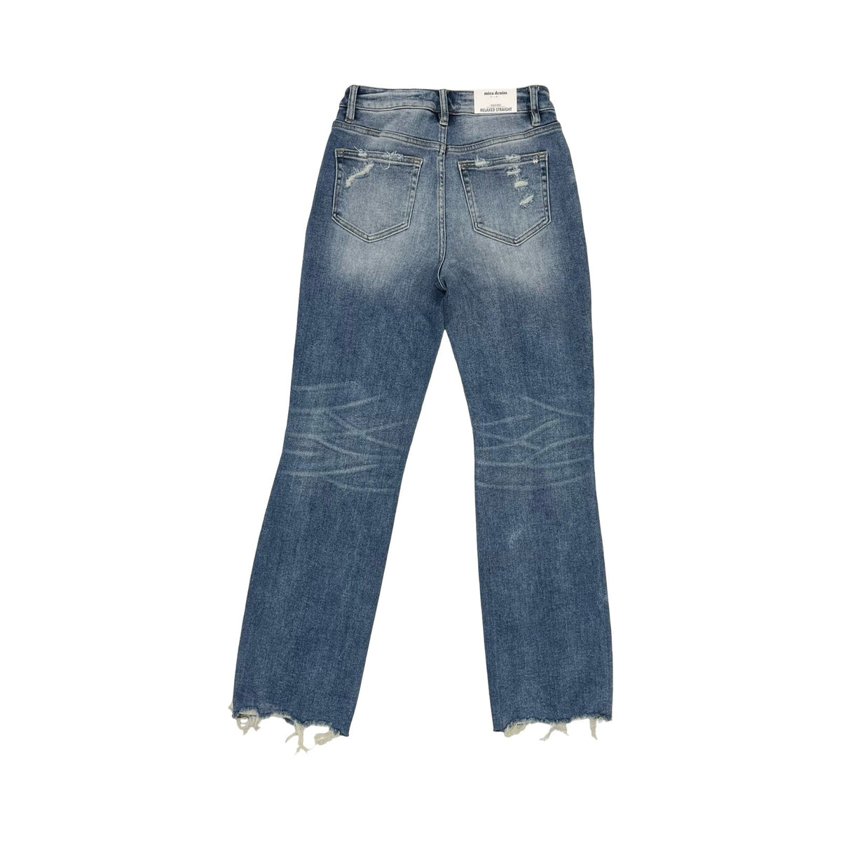 Jeans Straight By Micas In Blue Denim, Size:2