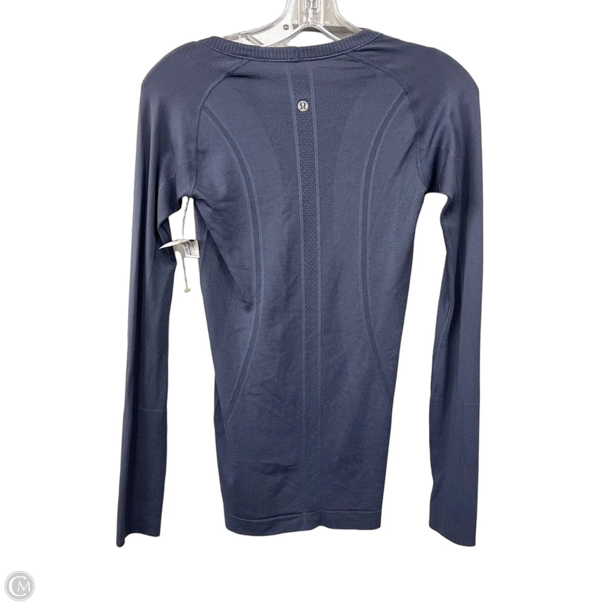 Athletic Top Long Sleeve Crewneck By Lululemon In Navy, Size: 4