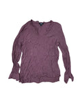 Top Ls By Simply Vera In Purple, Size:S