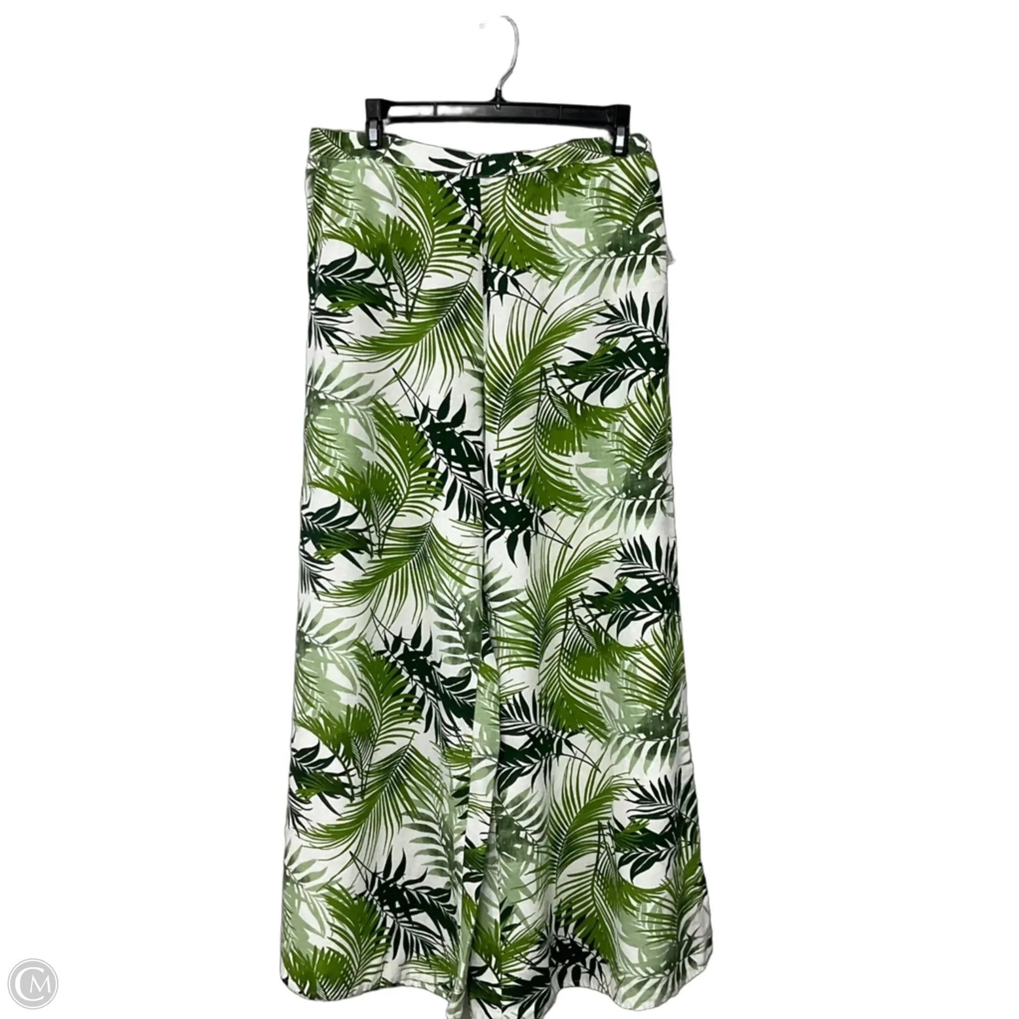 Pants Linen By Clothes Mentor In Green, Size: L