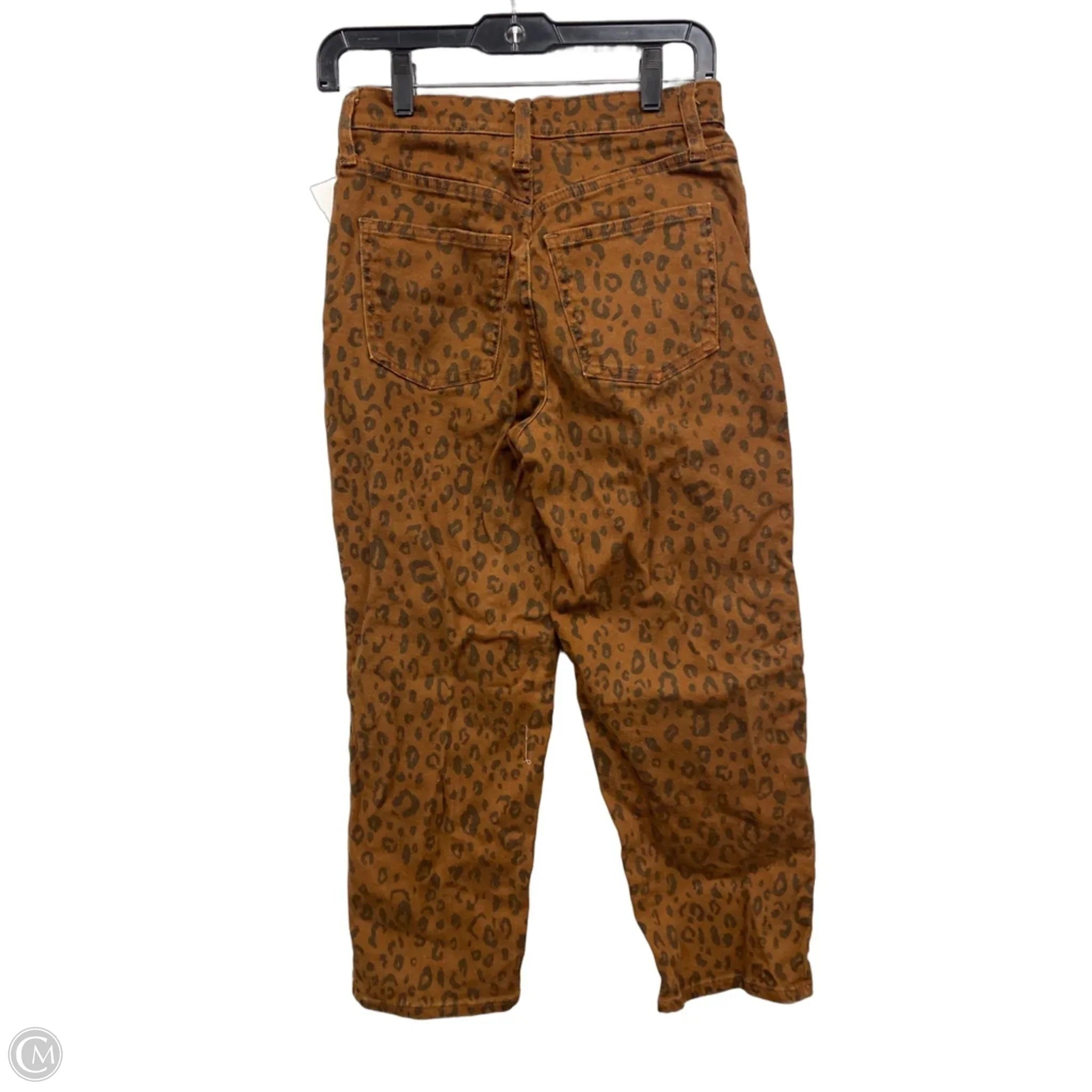 Jeans Straight By Universal Thread In Animal Print, Size: 0