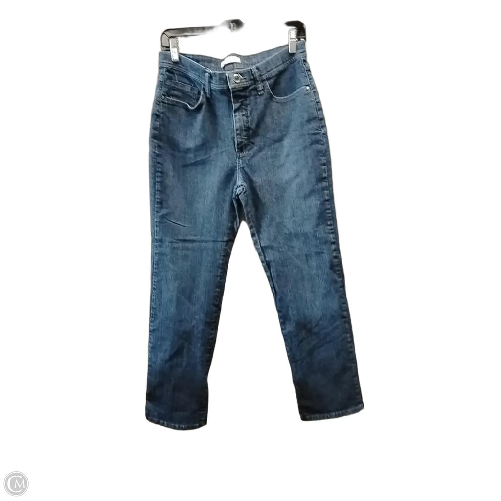 Jeans Straight By Lee In Blue Denim, Size: 10