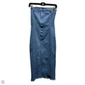 Dress Casual Midi By Haute Monde In Blue Denim, Size: M