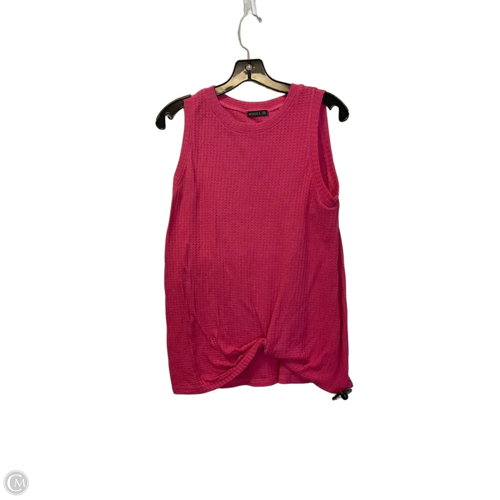 Top Sleeveless By Miholl In Pink, Size: M