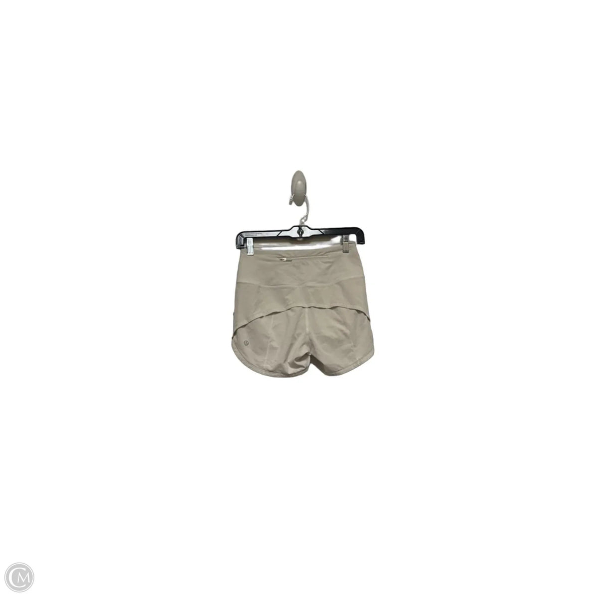 Athletic Shorts By Lululemon In Beige, Size: 2